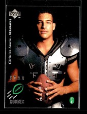 Christian Fauria RC: 1995 Upper Deck Rookie Card #22. rookie card picture