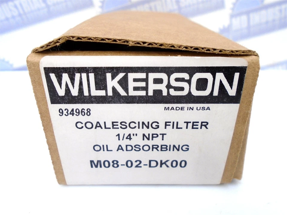 WILKERSON M08-02-DK00 Coalescing FILTER Oil ABSORBING 1/4"NPT 0.003m 125psi NEW - Image 2 of 4