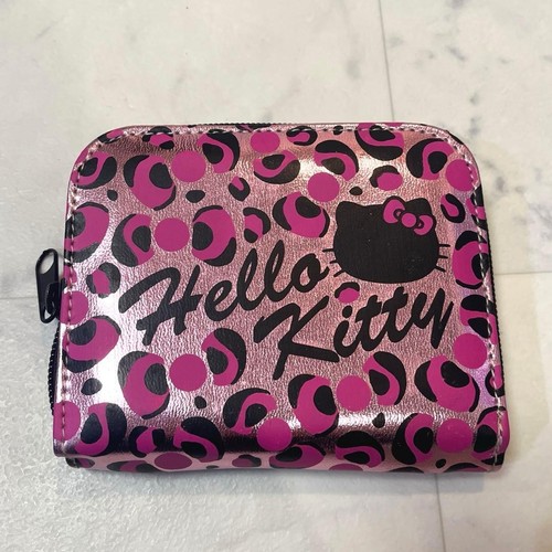 Sanrio Hello Kitty Leopard Print Wallet Retro Vintage Rare Collectible ...