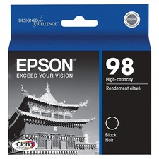 Genuine Epson 98 T098120 Black Ink Cartridge NEW OEM SEALED