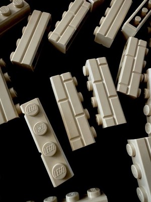 50 BRAND NEW LEGO 1x4 TAN BRICK WALL MASONRY CASTLE 15533 1 4 PROFILE LOT BULK