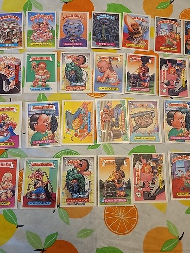 Vintage Müll Eimer Kinder GPK Lot 42 Karten Original Vintage 1987 - Bild 3 von 21