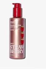 Victoria's Secret Pink Juicy strawberry highlighting body oil 8.OZ New