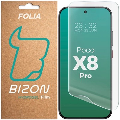 Hydrogel Schutzfolie für Xiaomi POCO X8 Pro Bizon Displayschutzfolie Folie Film