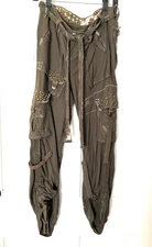 Le Lotus Bleu/Ultra Fun/ Low Rise Boho Pants 35”