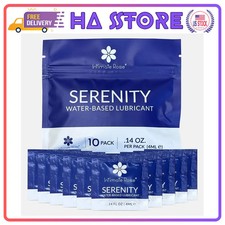 Water Based Lubricant Travel Pack 10 Single Use Sachets Personal Lube for Cou...