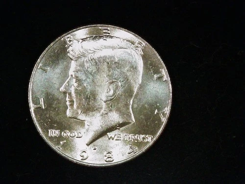 1984-D Kenndy Half Dollar AU++ (1). Free shipping!