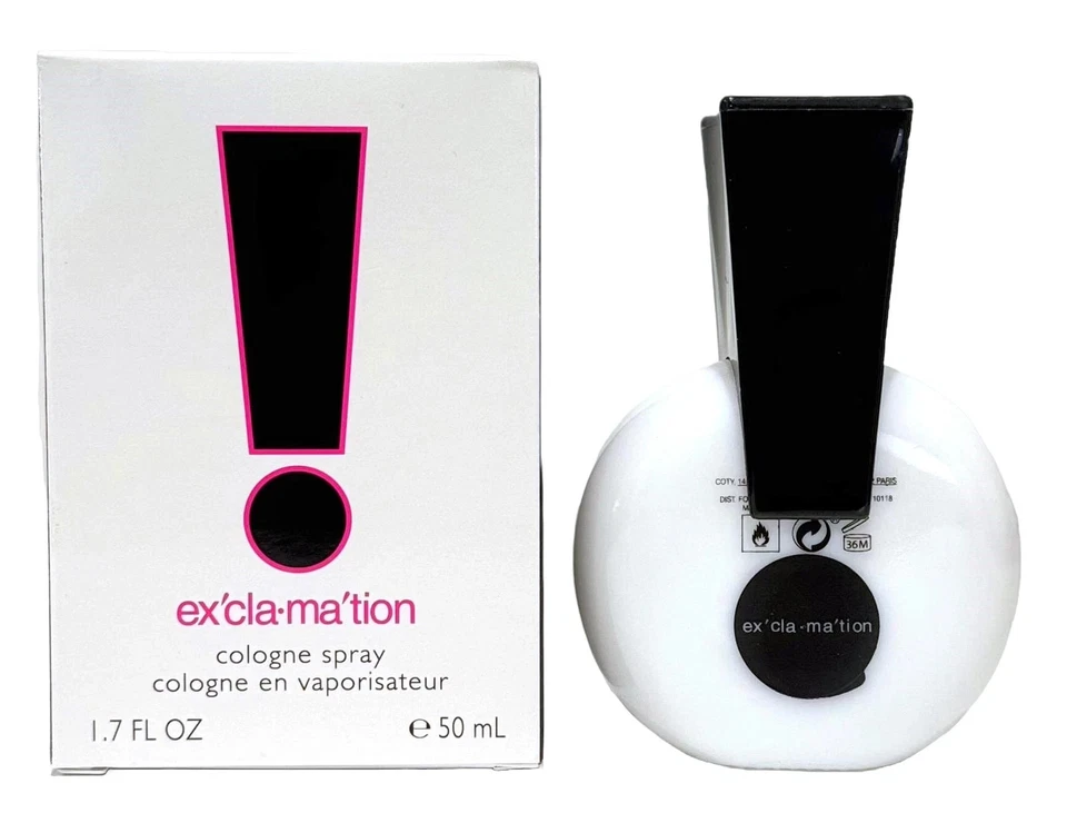 Spray colonia Exclamation by Coty para mujer 1,7 OZ 100 % AUTÉNTICO NUEVO EN CAJA Foto 2 de 4