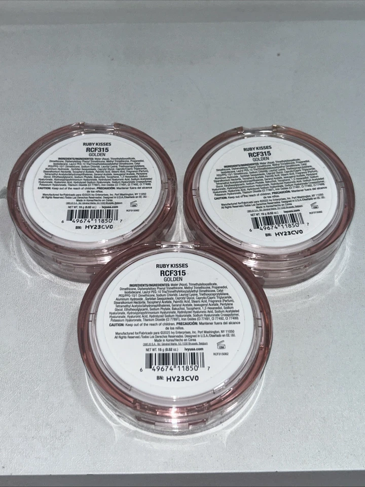 3 Sealed Ruby Kissed Weightless Cushion Foundation 315 Golden - Image 4 of 4