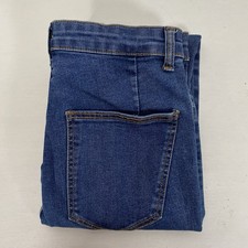 Zara Basic Z1975 Womens Blue Skinny Stretch Ankle Jeans Size 28 Very Good JD116