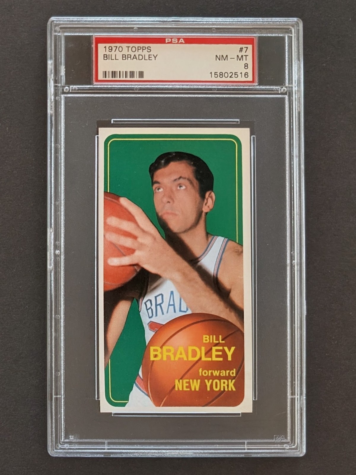 1970-71 Topps #7 Bill Bradley PSA 8 NM-MT