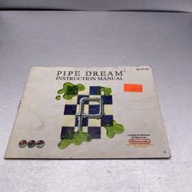 Pipe Dream (Nintendo NES, 1980) Complete CIB Cleaned & Tested