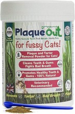 PLAQUE OUT for FUSSY CATS - Dental Care - Tartar Removal - Healthy Gums - 200g