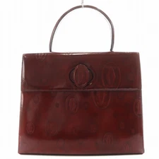 Cartier Happy Birthday Handbag Leather Bordeaux