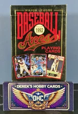 1992 Used (open) Major League Baseball Aces Playing Card Set 54 Cards