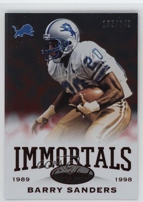 2014 Certified Red 155/249 Barry Sanders #176 HOF lg1
