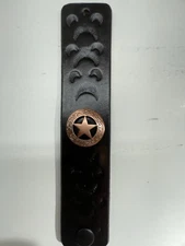 SASS SLIM LINE COPPER STAR CONCHO COWBOY ACTION SHOOT LOADING BLOCK STRIP