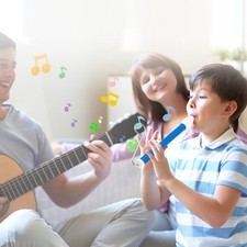 _SW1-BU Kids Slide Whistle With Steel Sliding Rod Musical Instrument Toy For