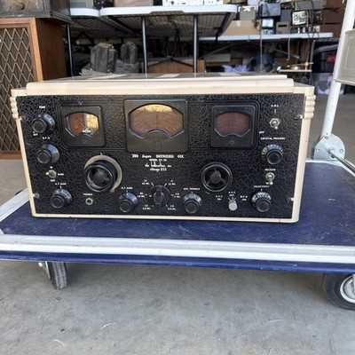 Vintage Hallicrafters Super Skyrider Receiver WW2 SX-28 Untested