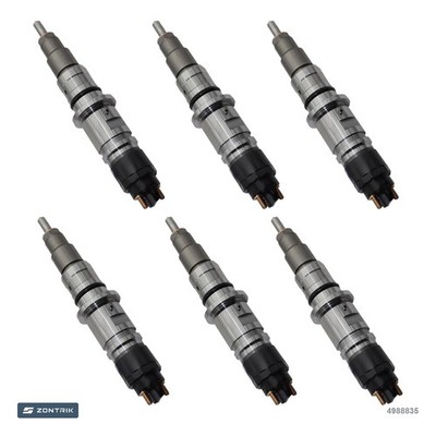 6PCS Fuel Injector 4988835 for Kamaz 5460 5480 for Cummins ISB4.5 ISB6.7 Trucks