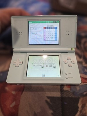 Nintendo DS Lite USG-001(JPN) Ice Blue Handheld Console w/ Stylus  Bad Hinge