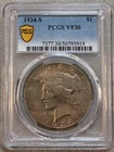 1934-S Peace Dollar $1 PCGS VF30