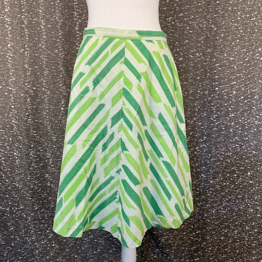 Fervour by Anthropologie A-line Green Skirt Women's Large