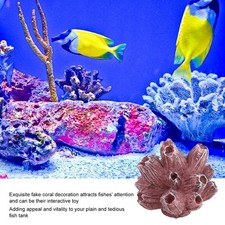 Aquarium Coral Ornament Soft and Durable Fish Tank Artificial Coral Landscaping