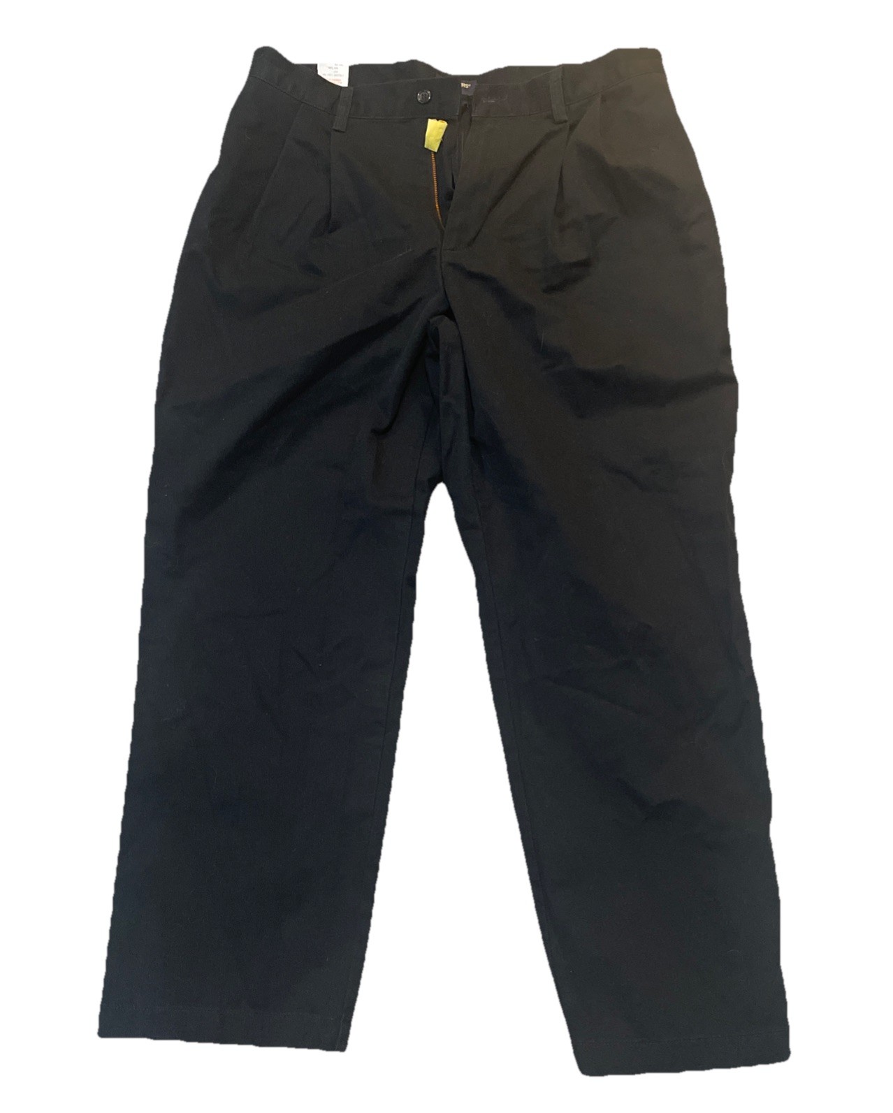 Dockers Black Khaki Dress Pants Size 36x 29 No Stains No Wrinkles