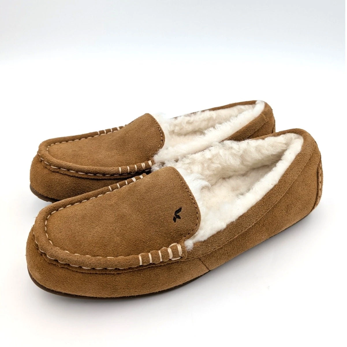 Scarpe ciabatte Koolaburra by UGG Lezly pelliccia sintetica castagno donna taglia US7 EU38