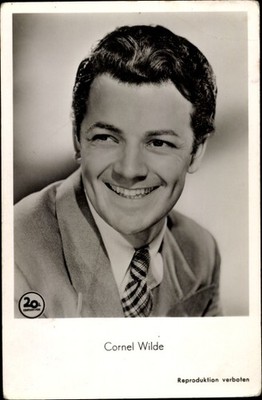 Ak Schauspieler Cornel Wilde, Portrait im Anzug, 20th Century Fox,... - 3838526
