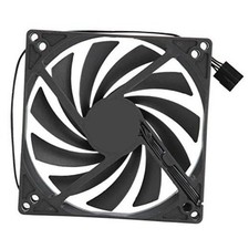 100mm CPU Radiator Cooling Fan, 4Pin PWM 45CFM PC 12V Computer Case Cooler 900