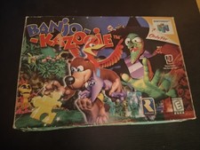 Banjo-Kazooie Nintendo 64 N64 1998 Complete in Box CIB Video Game Tested