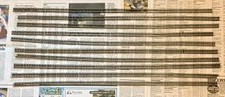 N Scale Atlas code 80 flex track sections 10 used uncut