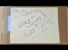Walt Disney autograph AUTHENTIC