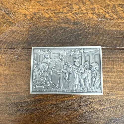 Separate But Equal Statute Bar History of US-Franklin Pewter Ingot #61