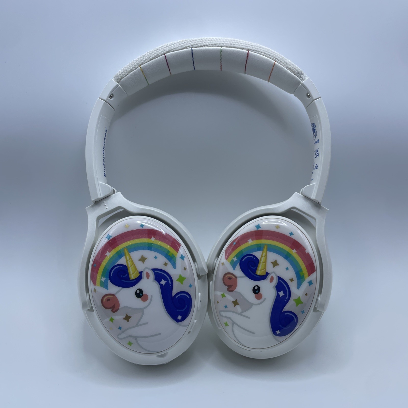 BuddyPhones Cosmos Fun | Auriculares Bluetooth ANC plegables con cable o inalámbricos