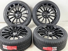 18x8.5 18x9.5 GLOSS MERCEDES BENZ STYLE RIMS WHEELS TIRES FITS C E CL S CLASS