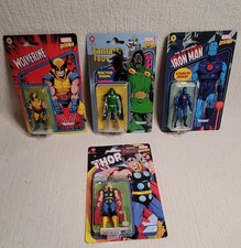 Marvel Legends Series Set Of 4 Figures Including Thor Iron Man Dr Doom Wolverine