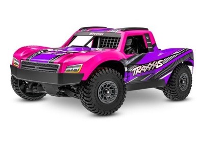 TRAXXAS MINI-Slash BL-2S 4x4 pink 1/16 Short Course RTR Brushless, HD-Teile, mit