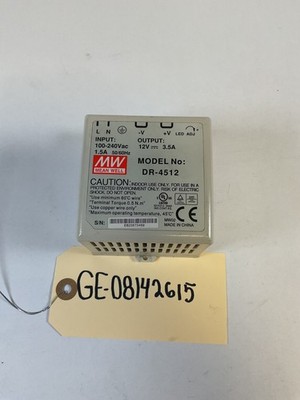Mean Well DR-4512 A DIN-Rail Power Supply Box For Control Panels