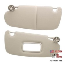 Sun Visor Compatible with 2002-2009 Dodge Ram 1500 2500 3500 Left  Right Beige