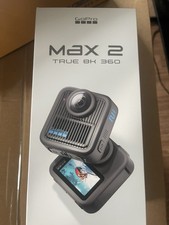 GoPro Max 2 True 8K 360 Action Camera 8K Touch Screen Replaceable Lenses Black