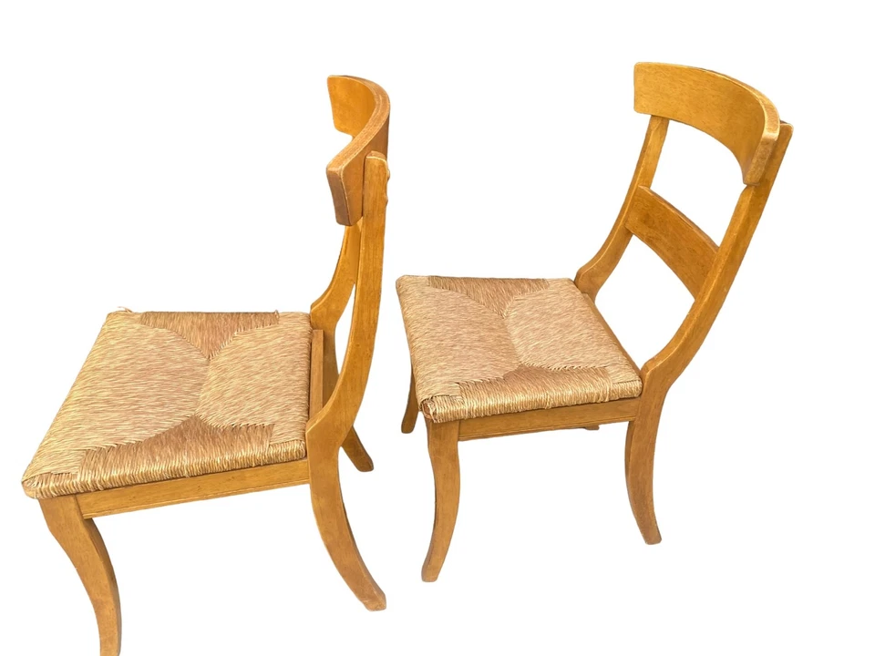 Итальянский стиль кантри лестница назад Rush обеденные стулья (комплект из 2) - Изображение 2 из 4