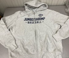 JACKSONVILLE JUMBO SHRIMP Men's Hooded Jacket Large Champion Reverse Weave NWT