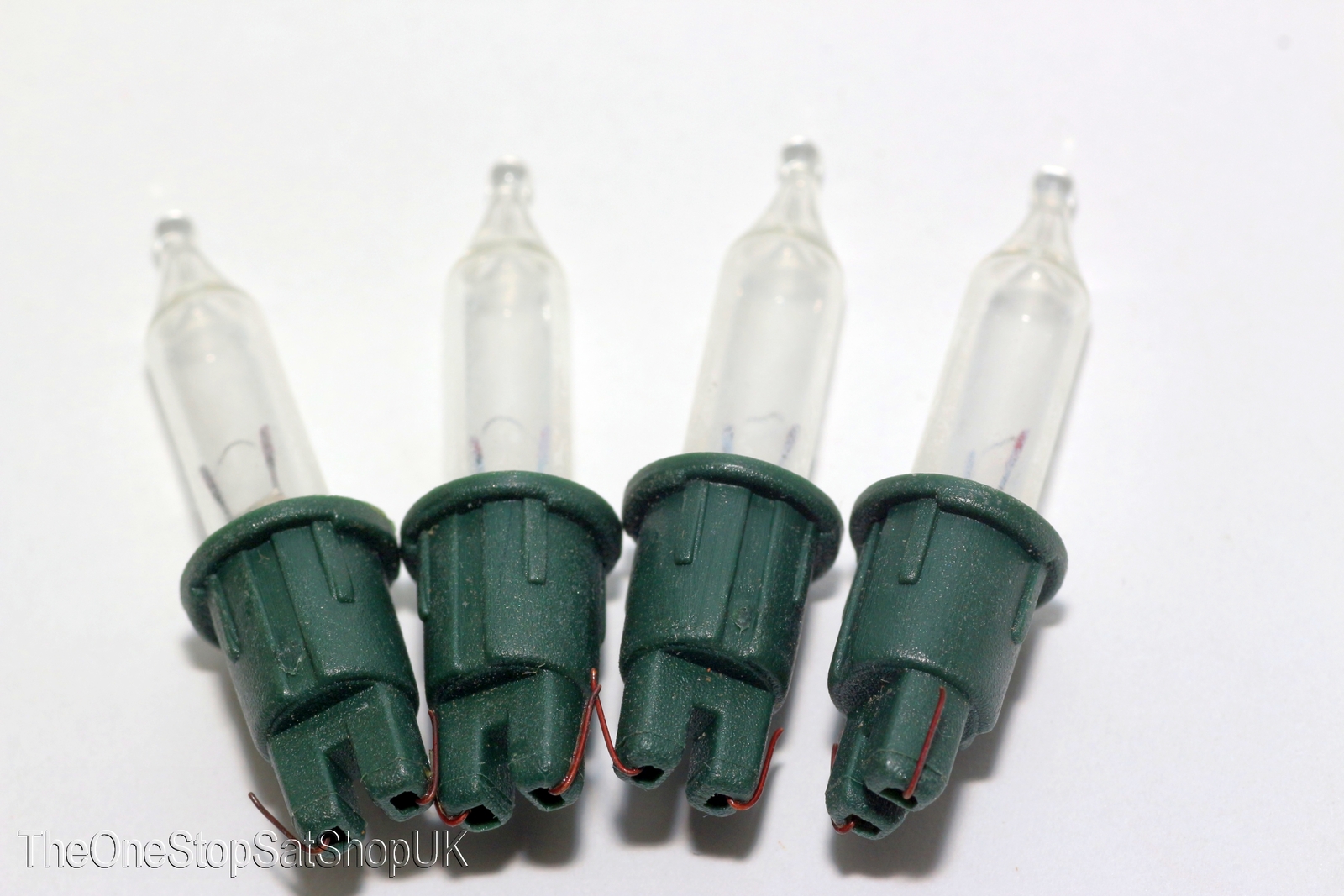 4 x Lyvia 6V 0.6W 789N Push In Notched Clear Christmas Fairy Lights Spare Bulb
