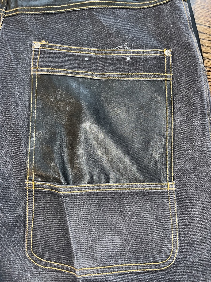 Veezo Jeans Mens 36x34 Black Cargo Baggy Streetwear Denim Veezo Jeans Mens 36x34 Black Cargo Baggy Streetwear Denim