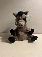 Coca Cola Plush Wild Boar International Collection Lors Italy 1999 Brown 5"