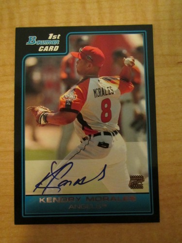 2006 Bowman Prospects Kendry Morales Auto #B120 Anaheim Angeles - Picture 1 of 2