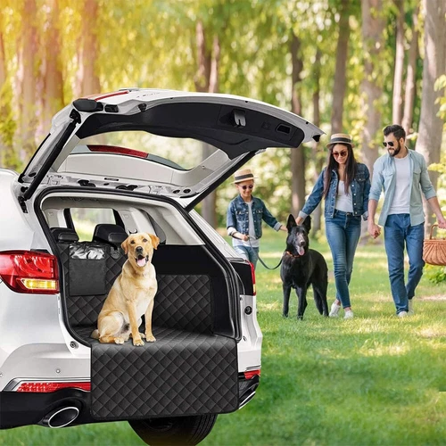Kofferraumschutz- Hund mit Seitenschutz Hundedecke Wasserdichte Auto Kofferraum - Bild 5 von 17